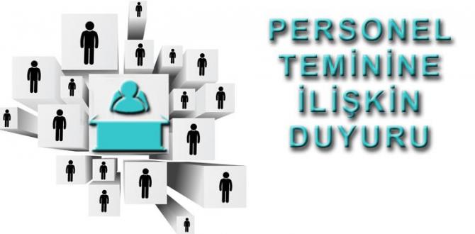 MAHALLİ İDARELERİN PERSONEL TEMİNİ DUYURUSU