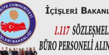 İÇİŞLERİ BAKANLIĞI 1117 SÖZLEŞMELİ PERSONEL ALIMI